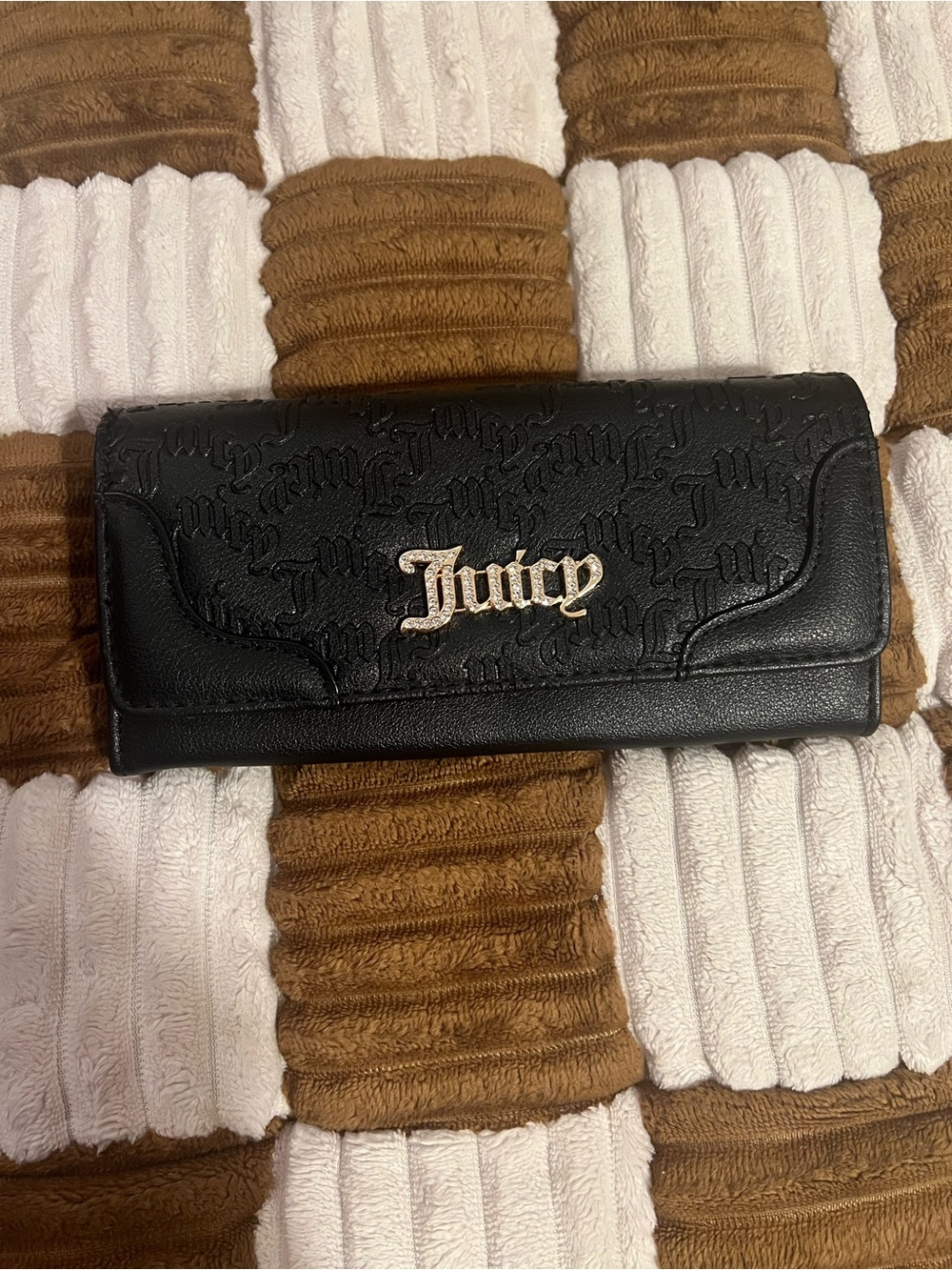Juicy Couture Black Snap Wallet NWOTS!